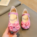 wholesale  autumn new korean style children's princess shoes girls' single shoes bowknot flat leather shoes toddler
