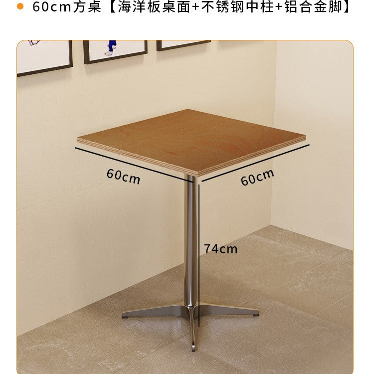 Customized factory direct sales wholesale industrial style coffee shop tables and chairs leisure afternoon tea restaurant Internet celebrity milk tea shop tables and chairs