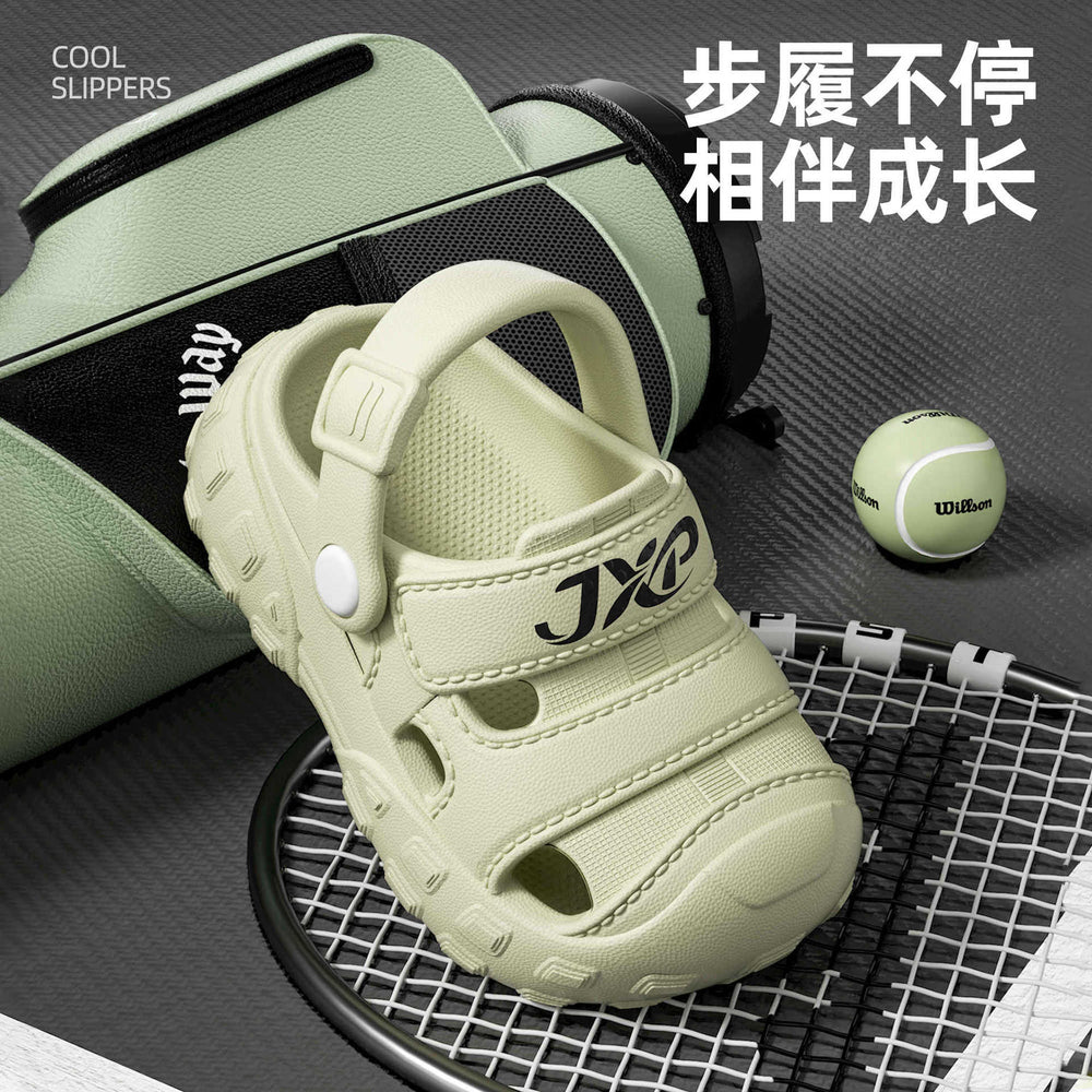 Eva squishy sandals for boys and girls - cartoon design, thick sole, non-slip, perfect for summer outdoor wear