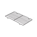 Bbq grill mesh stainless steel rectangular square grid iron grate outdoor bbq supplies oven accessories wholesale portable
