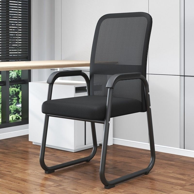 Office chair computer chair comfortable long sitting chair conference chair dormitory college student backrest chair home comfortable desk stool