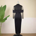 Am220739 banquet elegant dress - socialite style mesh bodycon mini dress