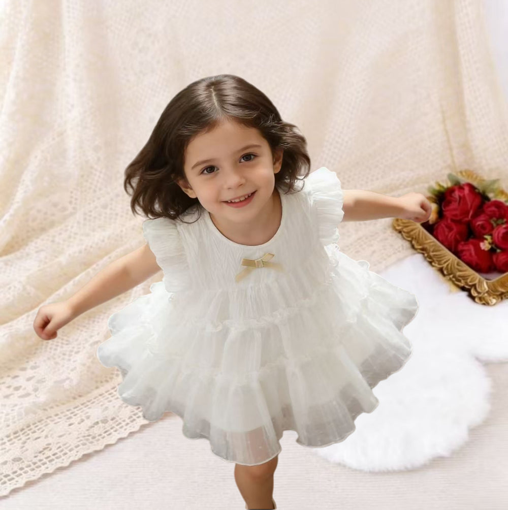 Girls'  new summer collection: stylish princess dress for baby girls, fluffy tutu skirt, toddler and little girl dress, lightweight infant dress