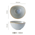 6inch bowl - gray crystal
