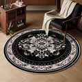retro round for home living room sofa coffee table carpet imitation cashmere hanging basket foot mat persian bedroom bedside blanket