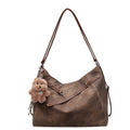2025 new autumn/winter large capacity shoulder bag, crossbody, casual tote bag - niche design, high quality, versatile backpack