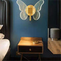 Nordic wall lamp light luxury modern bedroom bedside wall lamp minimalist creative living room background wall decorative lighting fixture art