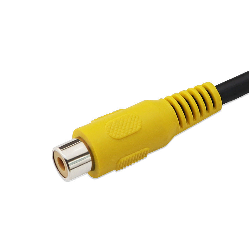 AV male to vowel video extension cable audio box subwoofer RCA lotus head male and female extension cable with shielding