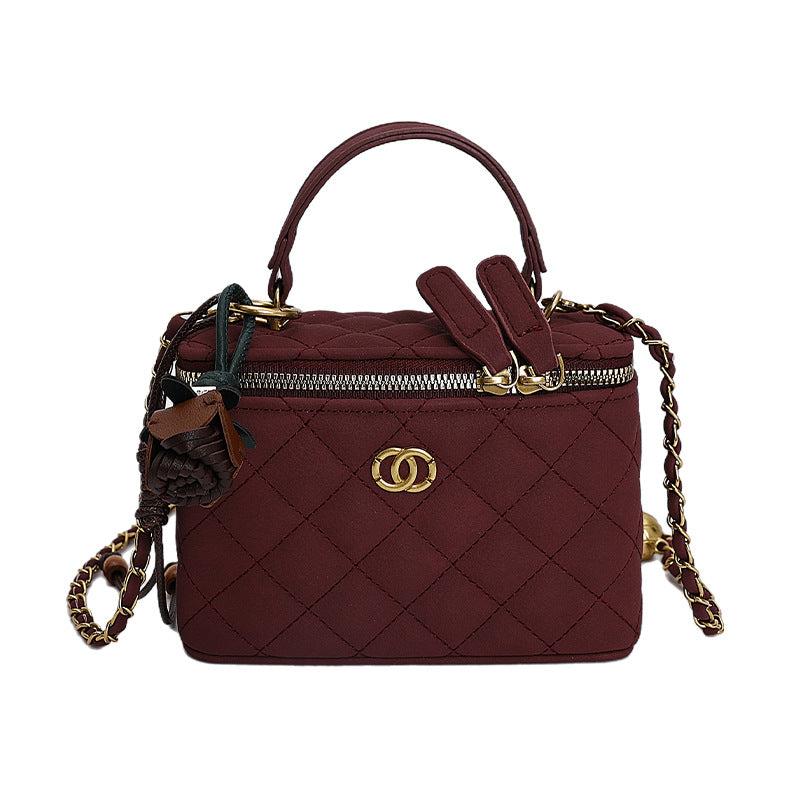 New quilted handbag - 2025 autumn collection: chic, versatile, and understated. a luxurious and unique small square bag for women, inspired by chanel, perfect for everyday commuting