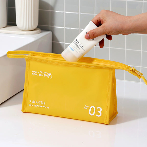 Beilian's new portable waterproof PVC toilet bag, cosmetic storage bag, hand-held travel fashion cosmetic bag batch