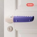 Crocodile silicone door handle cover - anti-collision, anti-static, child safety door handle protector