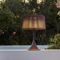 Outdoor waterproof floor lamp villa courtyard light terrace balcony light outdoor hand-woven lawn lamp bedroom table lamp