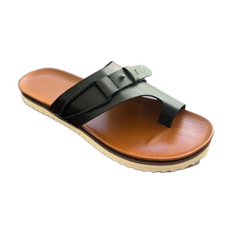 Ready-to-ship plus-size thong sandals for independent e-commerce stores, 2026 summer new arrivals, european sizes, flat, retro sandals, wish, amazon