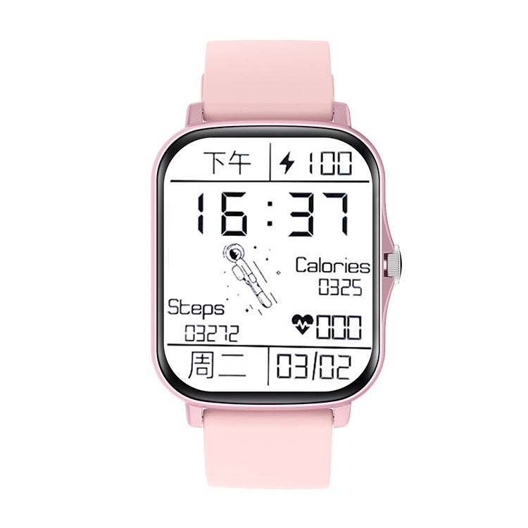 Bluetooth smart watch, smart bracelet - stylish & youthful design - full color display - rotary knob - heart rate monitoring - call notifications & answering