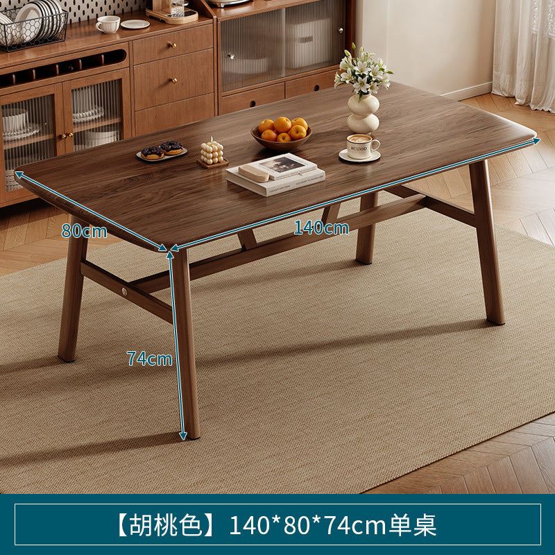 Dining table for homesmall apartment medieval dining table rectangular modern casual rental room dining and commercial table and chair combination