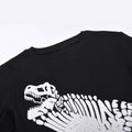 Glow-in-the-dark foreign trade cross-border children's clothing and home wear supply   classic dinosaur short-sleeved shorts suit