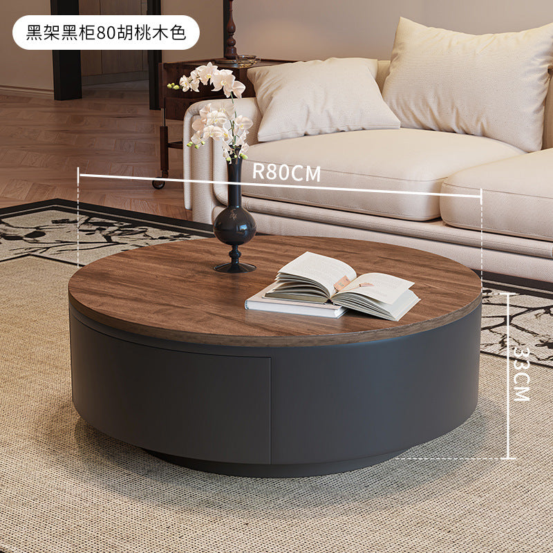 New solid wood coffee table - modern minimalist, light luxury, high-end design for living rooms and small spaces