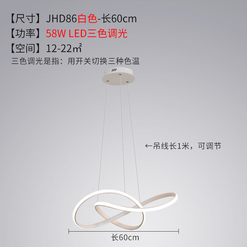 2025 genuine chandelier modern simple fashion lamp Zhongshan lighting new restaurant dining table bar net bedroom chandelier