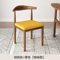 [walnut color] yellow cotton and linen