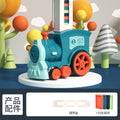 Domino electric train cyan [160 building blocks]