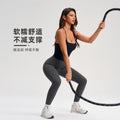Cross-strap camisole tank top for women with built-in bra pads - no bra needed - cropped fitness yoga top yg-1008