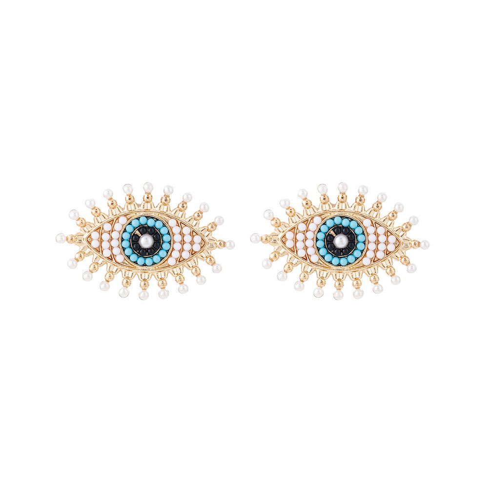 European and american cross-border jewelry: fresh, bold, and statement-making big eye earrings for women - minimalist style, everyday wear, and versatile accessories