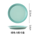 9inch plate-green
