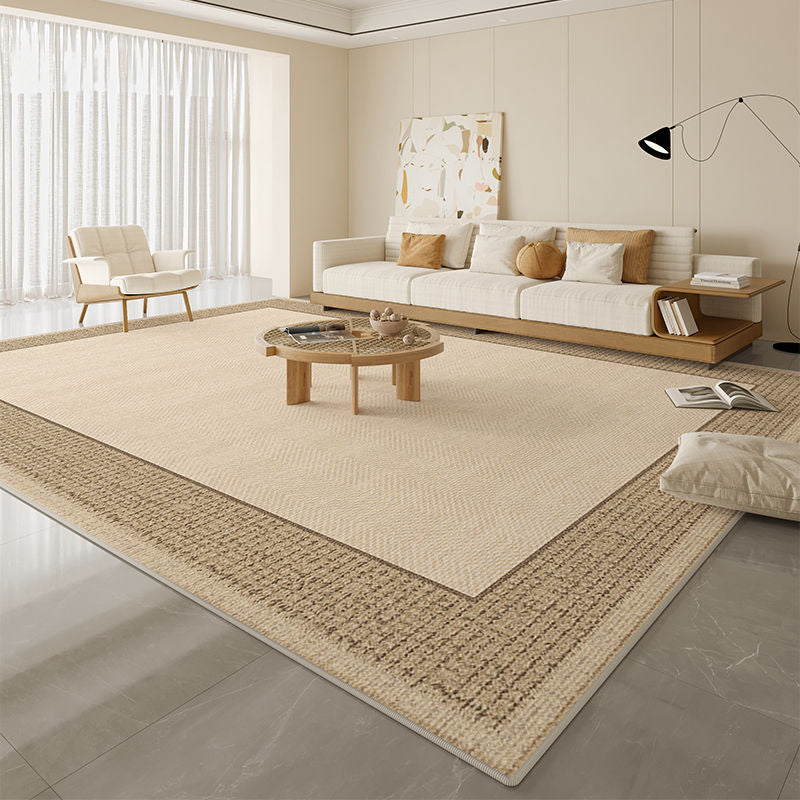 Distribute living room carpets  new style no-wash and wipeable sofa cream style waterproof bedroom bedside high-end floor mat