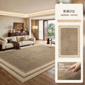 Vintage-style living room rug - easy-clean, wipeable, premium waterproof sofa bedside mat - low-maintenance floor covering, full coverage available