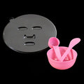 Face mold + solid pink bowl stick + 10g solid powder spoon