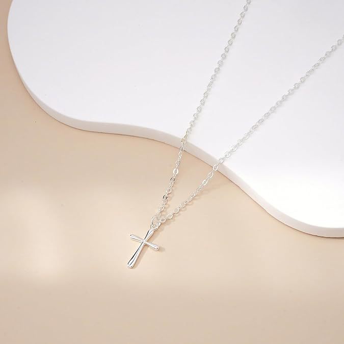 Amazon cross-border personalized women's cross necklace - exquisite and delicate chain jewelry - choker necklace - perfect gift for her