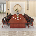 Saint li conference room large conference table with solid wood veneer table company meeting and negotiation table and chair combination