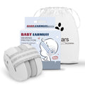 Baby sound isolating earmuffs - noise reduction headphones for infants, adjustable headband, suitable for airplane travel, sleep, stress relief, and noise protection