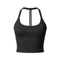 Amazon's new brushed yoga vest v-shaped cut out sports bra for women running exercise fitness vest