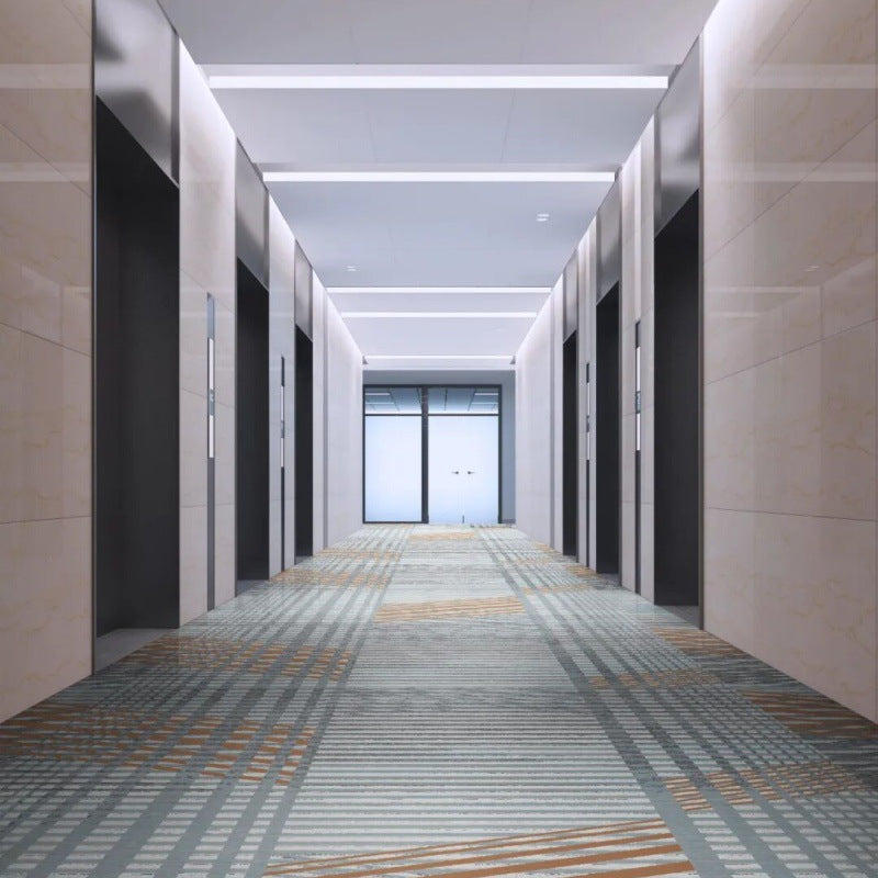 Factory direct sales hotel carpet fireproof ultra-thick sound insulation corridor aisle large area carpet club ktv hotel carpet