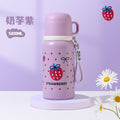Double-walled insulated water bottle for kids, 316 stainless steel, suitable for both boys and girls. water bottle with straw, large capacity, wholesale and customization available