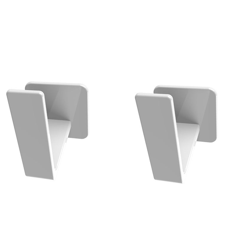 White lid rack wall-mounted non-punching kitchen rack cutting board rack cutting board rack chopping board storage bracket