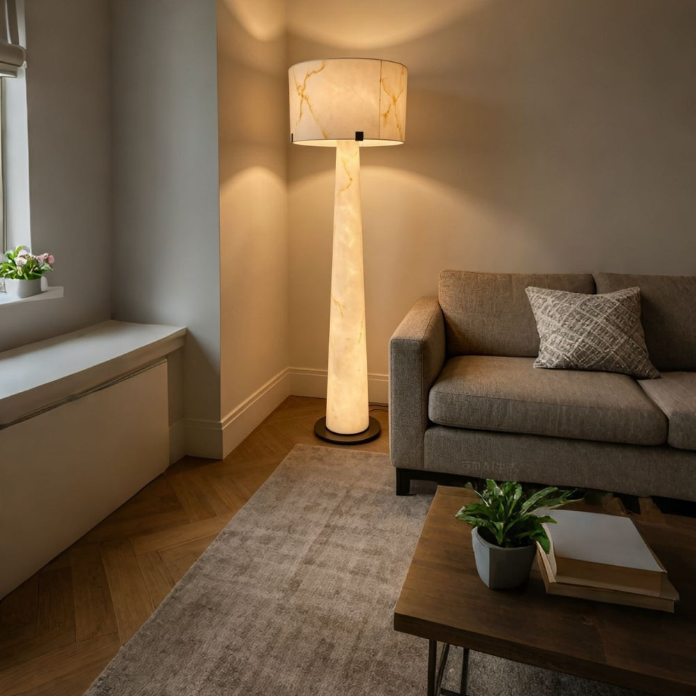 Designer sales office sample room lobby imitation marble art floor lamp bedroom living room accessible luxury decorative atmosphere lamp