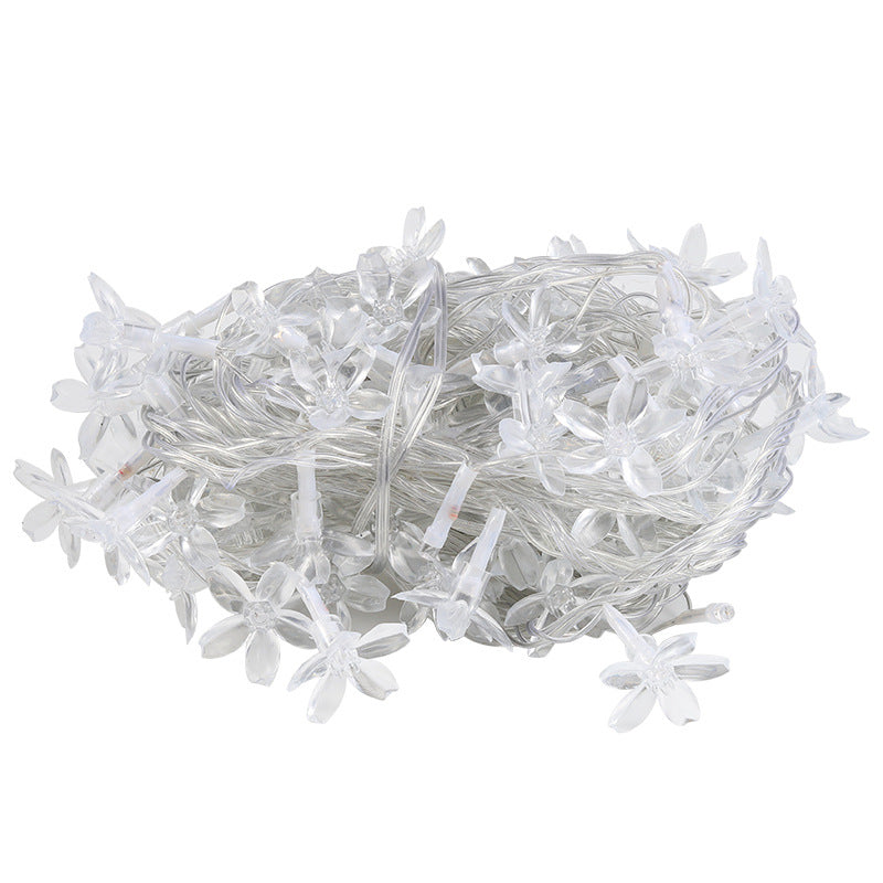 LED light string cherry blossom lights flashing lights bedroom dormitory room layout outdoor waterproof camping lights romantic