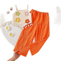Girls' 3d floral tassel suspender ruched wide-leg pants two-piece set - summer kids' country chic casual outfit