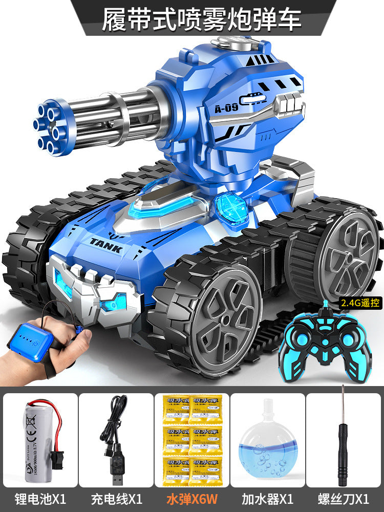 Kids' remote control car - water bomb launcher, gesture sensing tank, 4wd off-road toy car for boys - water bomb launching