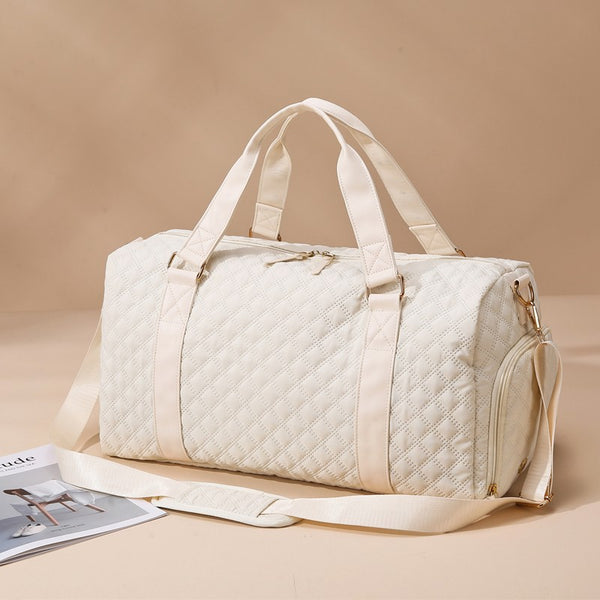 Lightweight short-haul travel bag women's large capacity 2025 new trendy hand luggage bag storage bag sports fitness bag