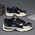 Spring men's new breathable mesh youth sports shoes korean style trendy versatile thick sole casual dad shoes
