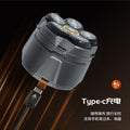 Magnetic six-head floating double-ring knife net electric shaver high-power bald head artifact menfor home shaving machine