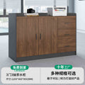 3-door tea cabinet with three drawers on the right side