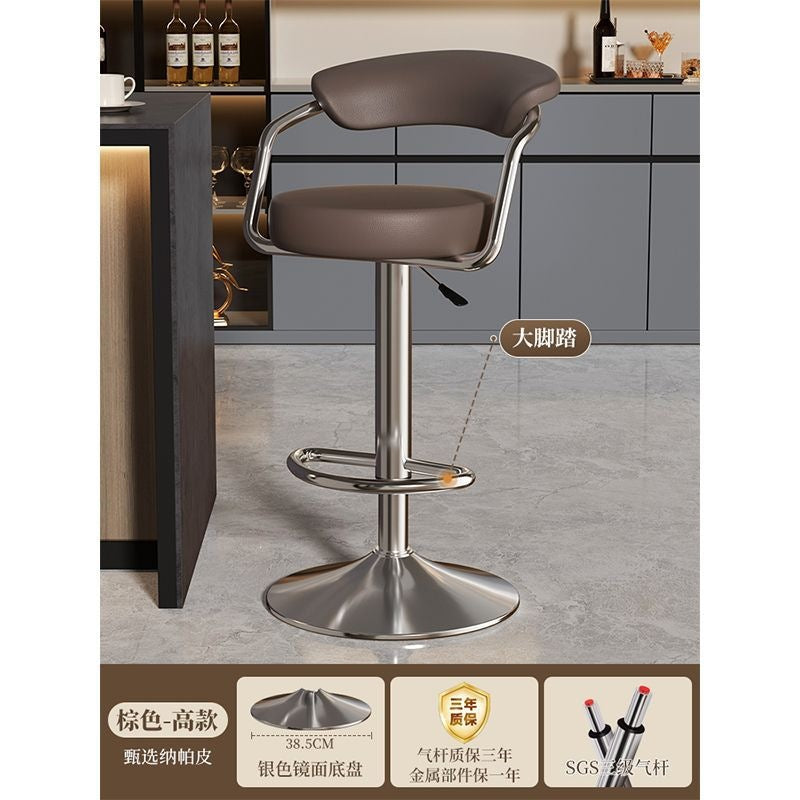 Bar stoolaccessible luxury high stool adjustablerotate bar stool cashier chair for home bar chair commercial island chair