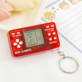 tetris handheld electronic game console - battery included, keychain decompression 26-in-1 game toy
