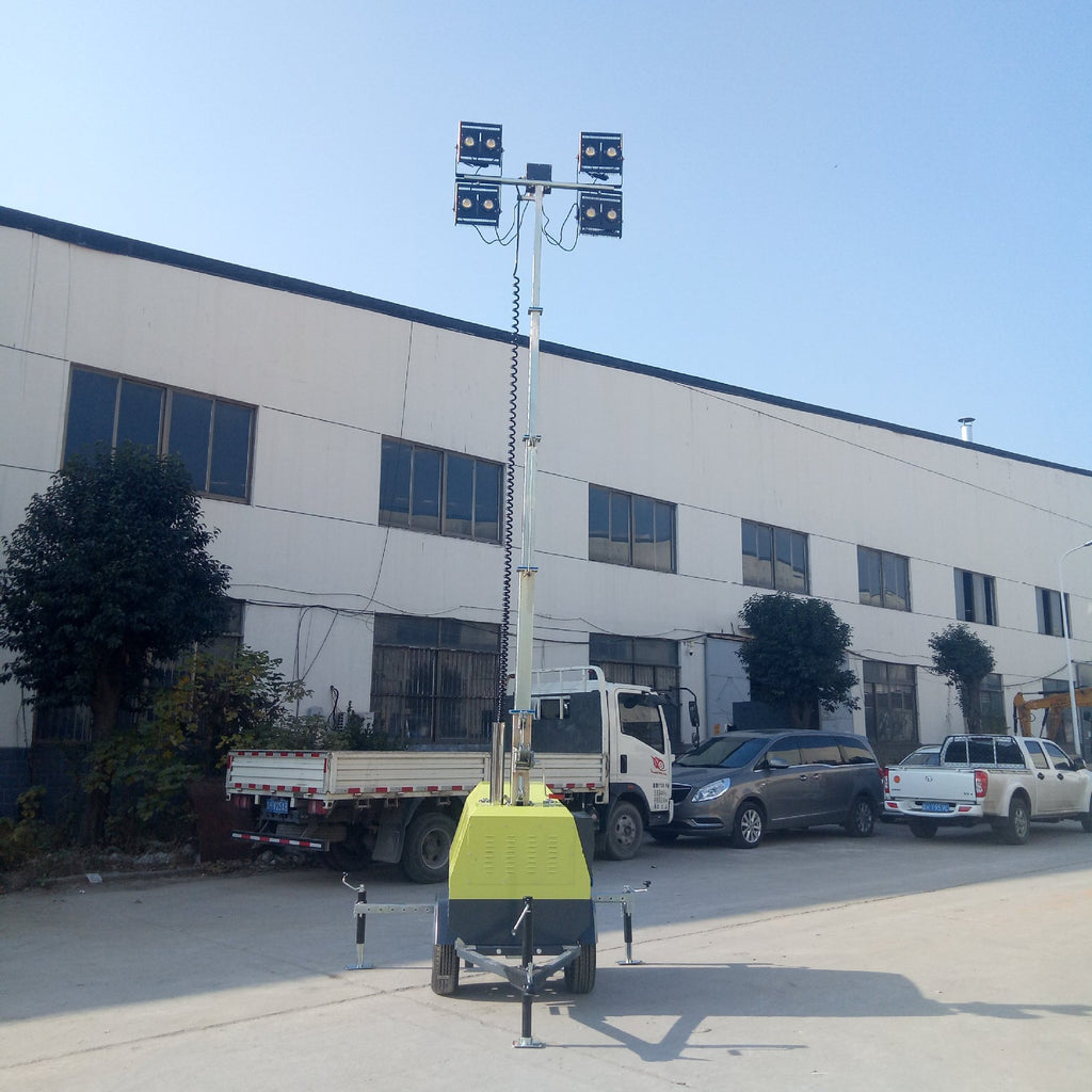 Hand trailer 7m 9m Mobile lighting Car light Car mobile night construction Mobile lighting Beacon