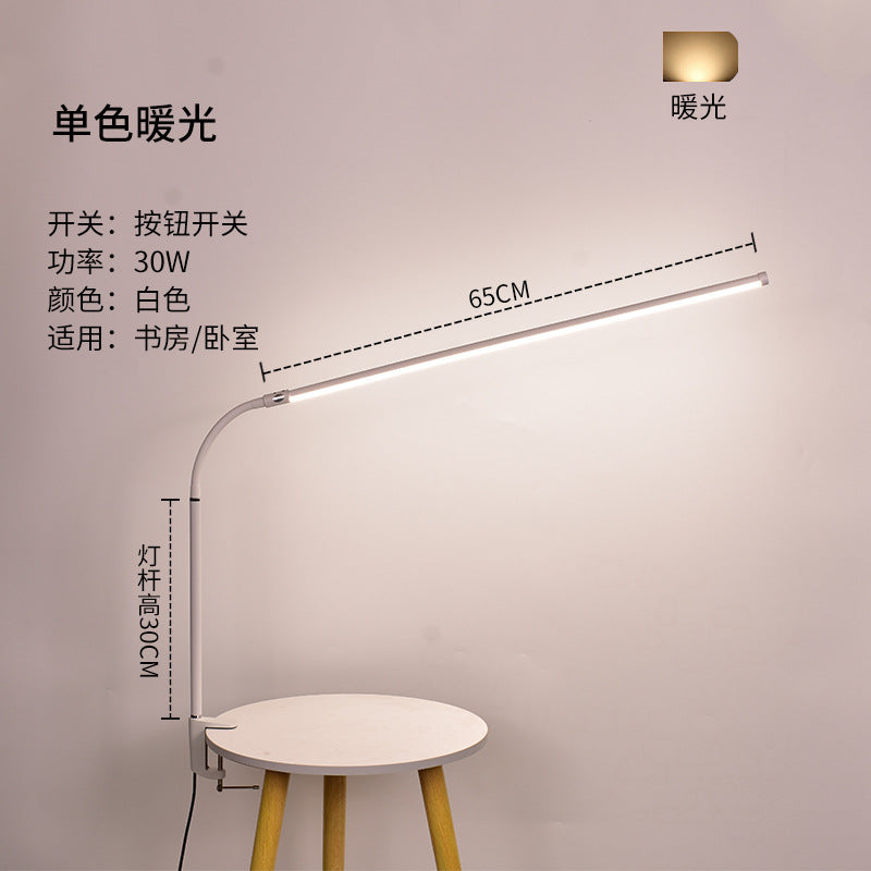 Eyelash tattoo embroidery lamp led eye protection manicure tattoo eyebrow tattoo grafting eyelash table side clip lamp study table side table lamp