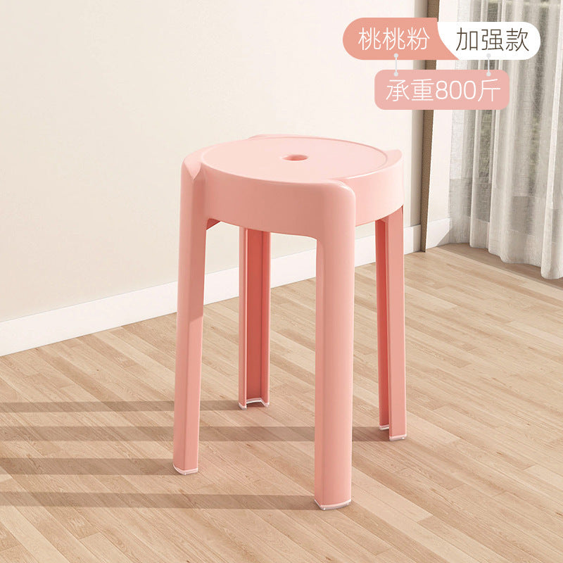 Cyclone stool plastic stool cream wind adult stool cooked glue thickened round stool modern simple Nordic style young household